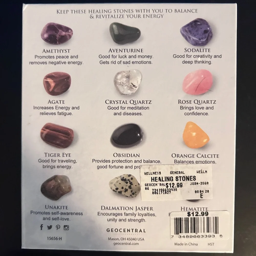 Healing Stones Set with Assorted Colors - Picture 5 of 5